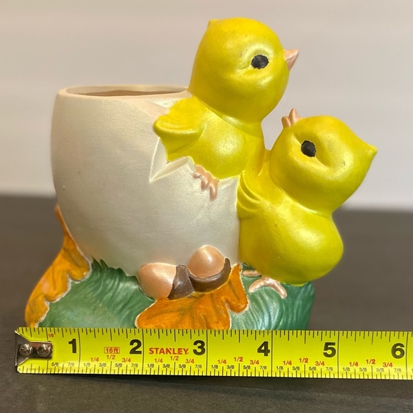 Vintage Gare Inc Ceramic Duck Planter 1975 Easter - Picture 9 of 9